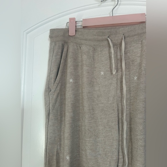 Rails Kingston Heather Brown Embroidered Stars Pants Joggers size large - Picture 8 of 13
